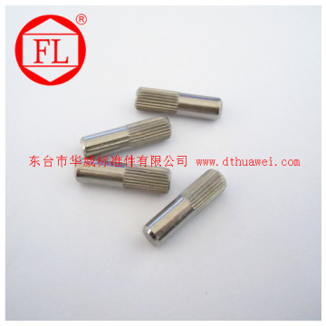 non-stand cylindrical Pin with knurl