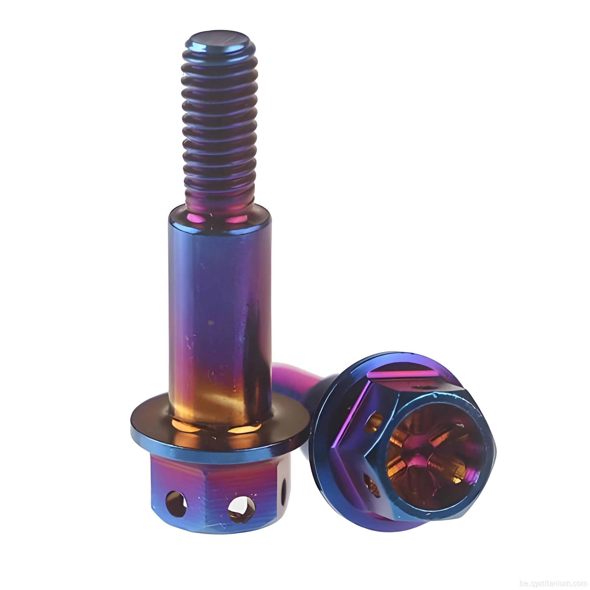 Індывідуальная апрацоўка тытанавай фланцавай галоўкі Hex Bolt