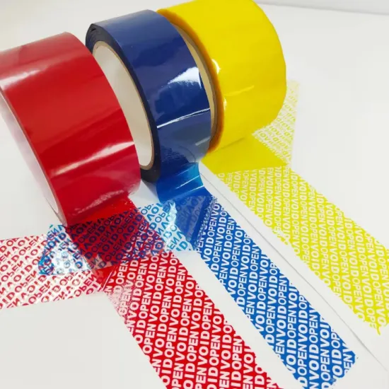 Tamper Evident Void Security Label Sticker Tape