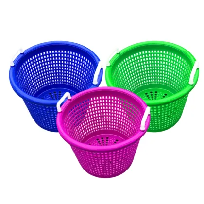 Polyethylene Plastic Shrimp Fish Basket with Handle