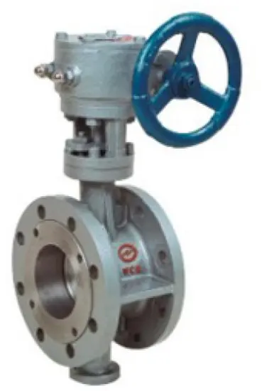 Flexible Graphite Metallic elastic sealing butterfly valve