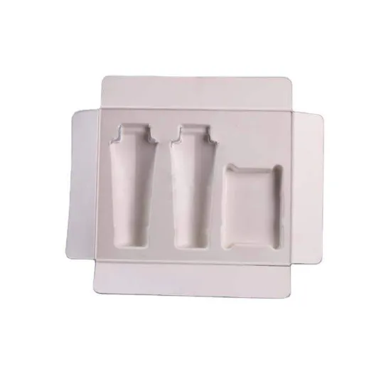 Paper Pulp Cosmetic Inner Packaging Box Skincares Insert