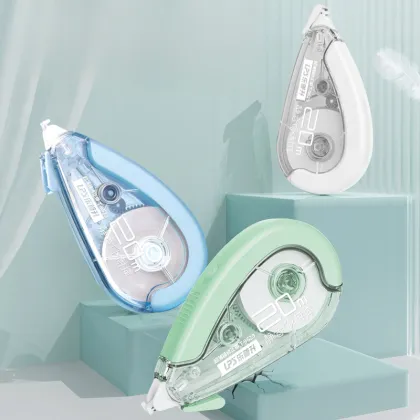 Ultra-Thin Correction Tape 20m - Dual-Shell ImpactGuard Technology High-Capacity Whiteout Tape with Drop Protection