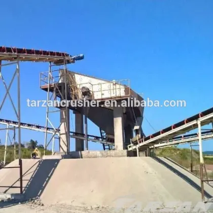 Stable performance sand sieve machine equipment for road construction