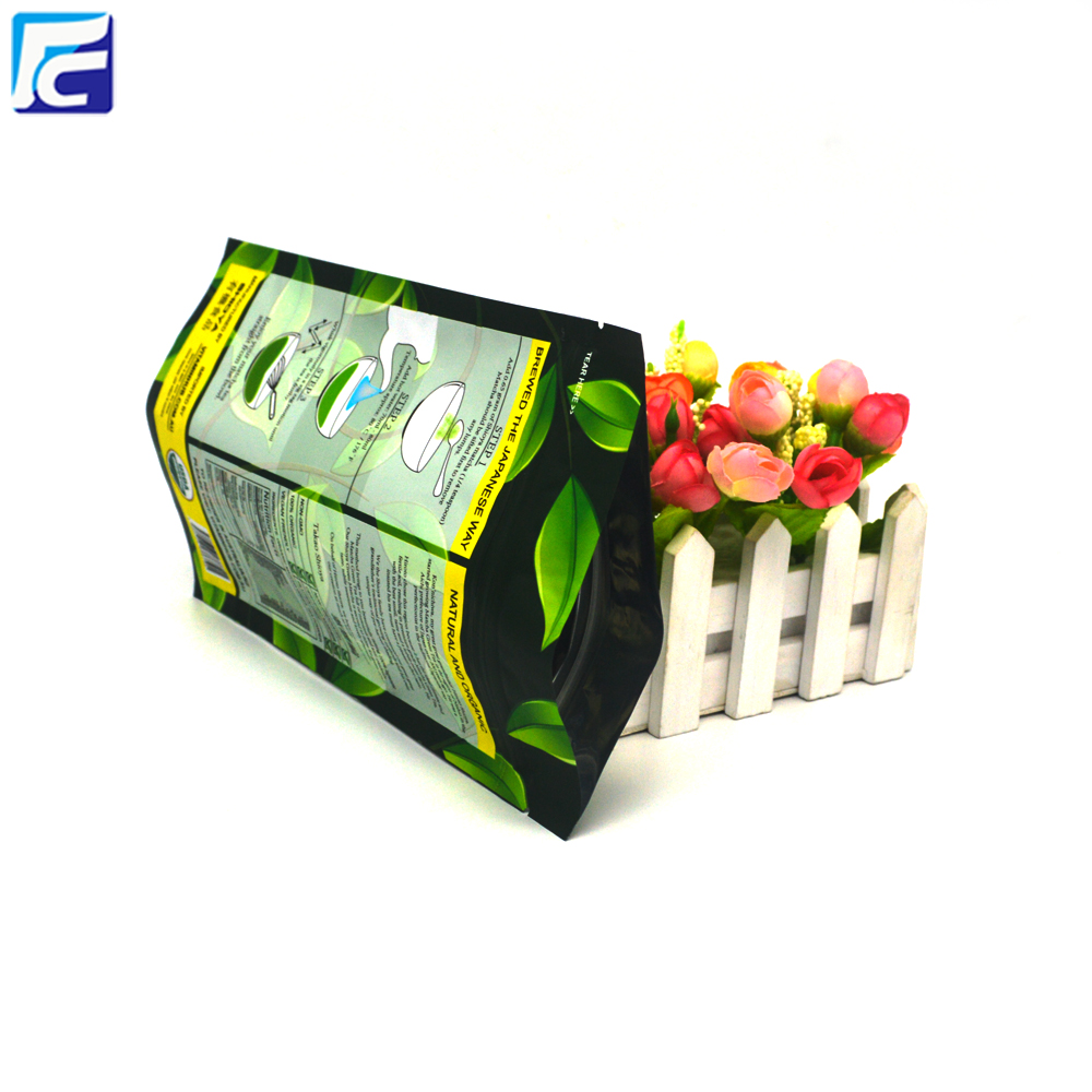 Plastic Ziplock Tea Packaging Bag Bolsa