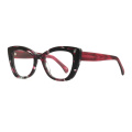 Fashion Women Cat Eye Acétate Lunes de cadre optique