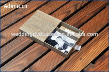 Photographer Wedding Wooden USB photo gift packaging boxes