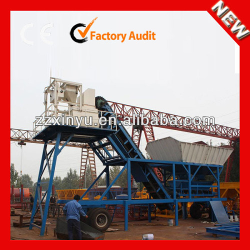 Popular YHZS25 Mobile Concrete Mixer Plant For Sale