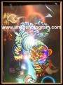 Holograma tigre Greeting card