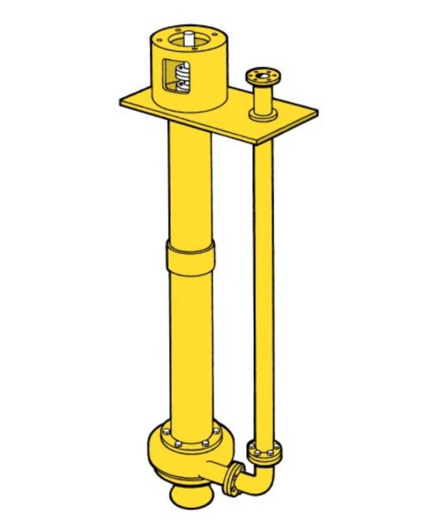 Vertical spindle sump pumps