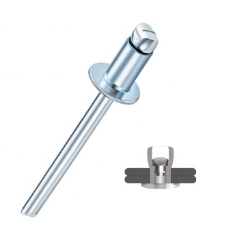 Galvanized Steel Blind Rivet: Good Price Countersunk Large Flange Round Head Standard