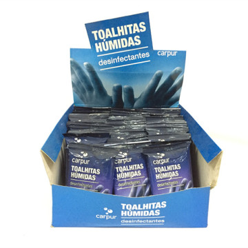 Toallitas antibacterianas Toallitas para manos personalizadas sin alcohol