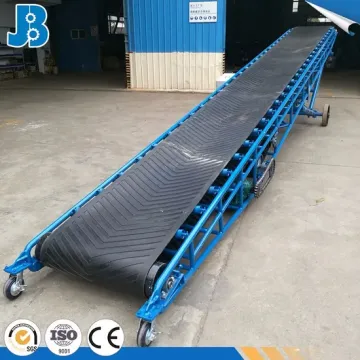 Adjustable Inclined Rubber Belt Conveyor