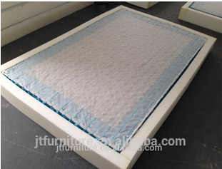 3-zoned pocket spring with border around sponge box/mattress used