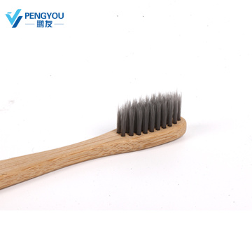 Neues Design Bambus Zahnbürste mit Holzkohle Zahnbürste Haare