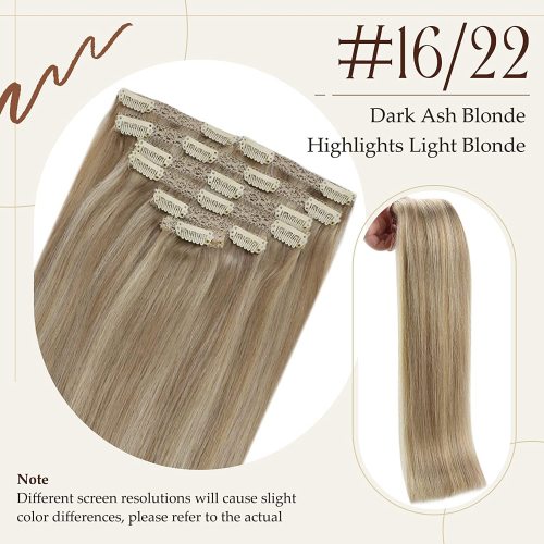 Clip in Hair Extensions Blonde Clip in Extensions