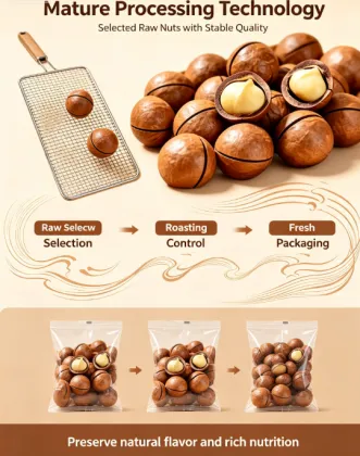 Premium Roasted Macadamia Bulk Snack Nuts