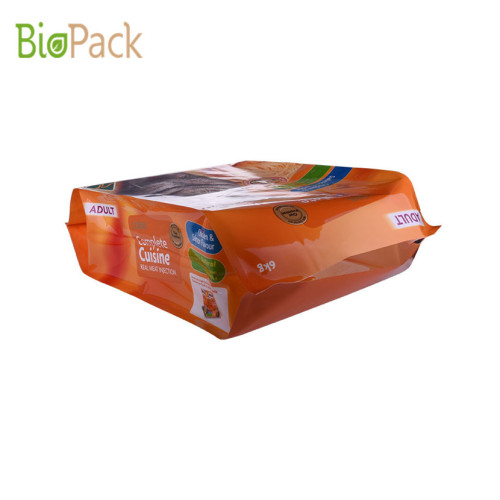 Kleurrijke bedrukking Pet Food Bag Gusset Pouch voor visvoer met goede afdichting