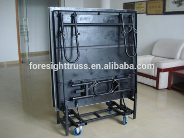 Combinated toughened glass stage,organic glass stage,folding stage