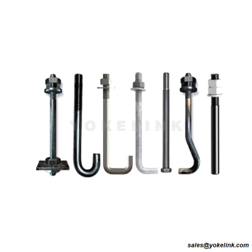 Lurus JL Type F1554 Gred 36 55 105 Bolt Bolt Construction Concrete With F436 Washer DH 2H Nuts