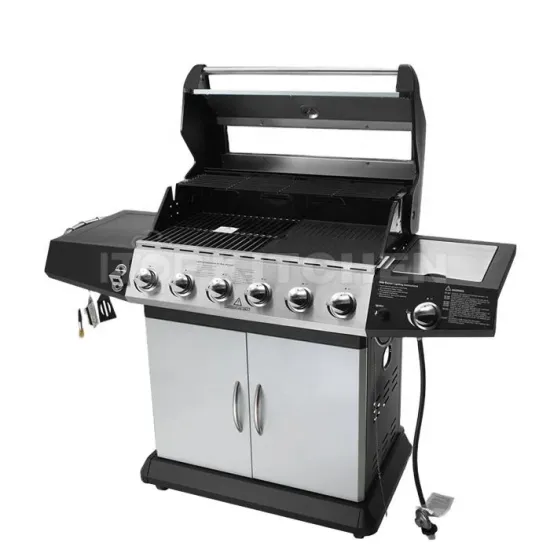 Stainless Steel Outdoor Barbecue Commercial Grill Professional Heavy Duty Outdoor Garden Large Burners Smokeless BBQ Machine