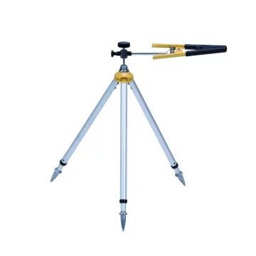 Professional Alligator Clamp Prism Pole Survey Tripod with Clip Ball-And-Socket Head for GPS and Ranging Applications