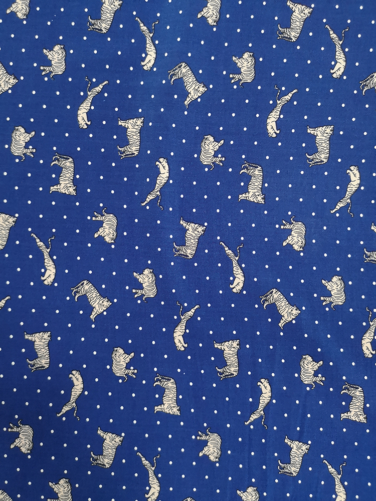 Tissu Dots Animal Rayon Challis 32S