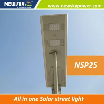 solar lighting led solar street light all in one integrated solar street light