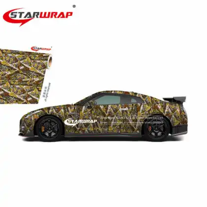 Realtree Camouflage Vinyl Film for Motorbike, Scooter, Skateboard, and Car Wraps