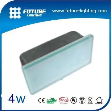 ip67 outdoor RGB decorative brick glass floor led light