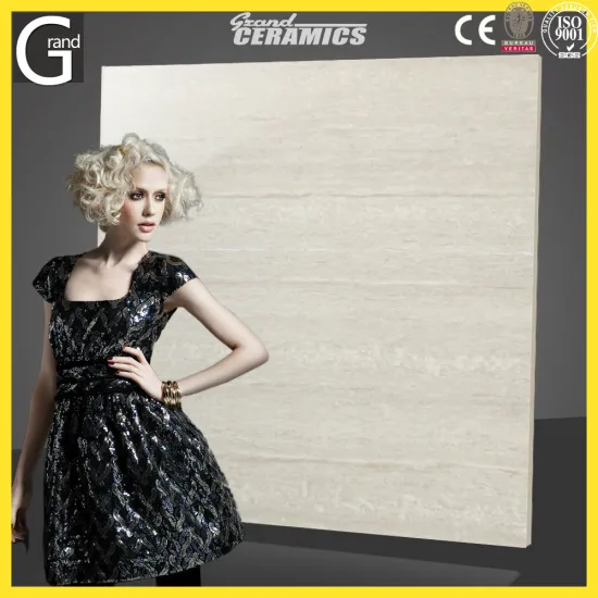Large size 600x1200 gray ceramic tile wood grain