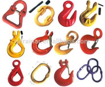 different kinds of riggings / different kinds of hardware