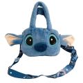 Blue Stitch plush satchel shoulder bag