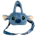 Blue Stitch Plush Satchel Sack Sack