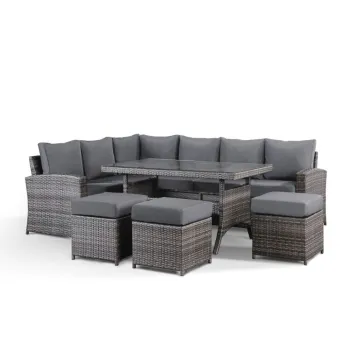 Hot Sell L-Shaped Luxury Outdoor Rattan Furniture