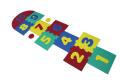 Melors Foam Puzzle Play Mat per Jummping Game 0-10 Early Education Play Mat Non tossico