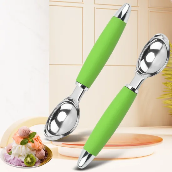 Summer Ice Cream Ball Scoop: 304 Stainless Steel Cream Dipper for DIY Fruit Balls and Spoon" 

However, if you're looking for a more concise and SEO-friendly title, consider:

"304 Stainless Steel Ice Cream & Fruit Ball Scoop