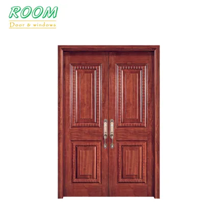 Compressed Wooden Double Door Gate Design