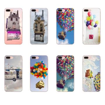 Pixar Up Flying House Soft TPU Case Coque Cover For Samsung A01 A51 A71 A81 A91 A50 S10E S10 S20 Plus Note 10 Lite Pro M60s M30S