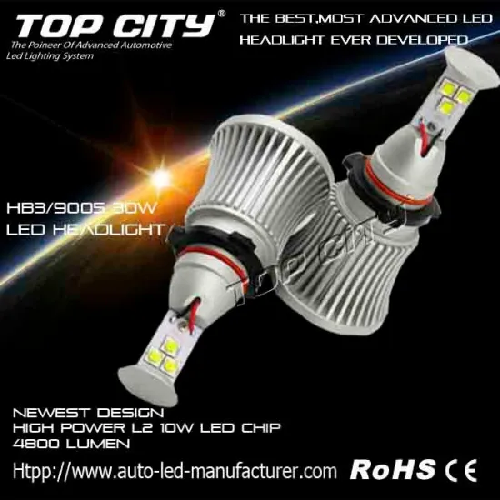 Factory Direct Sales 30W HB3-9005 led headlight / 30W led headlight/Car led headlight