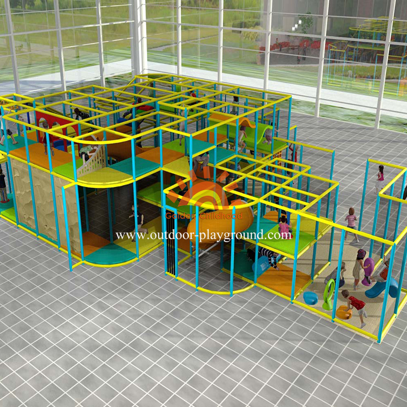 Large Play Area Structure Indoor Playground