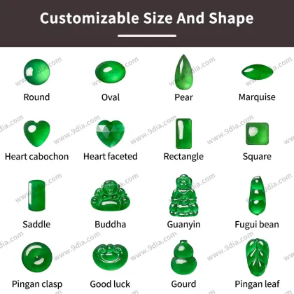 Natural jadeite diamond guanyin buddha pendant