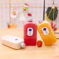 Plastic pet square bottle for juice milk tea