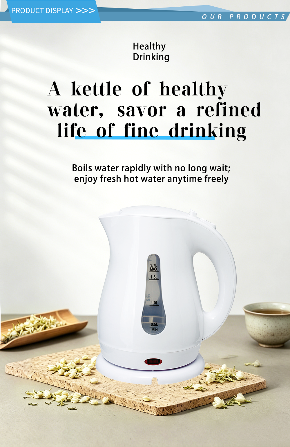 304 stainless steel kettle FK-1013 1