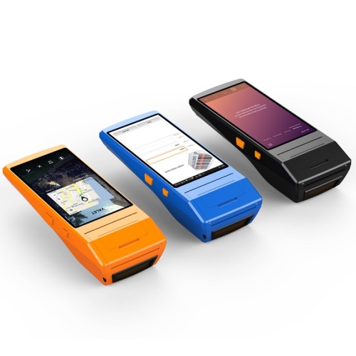 newest price pda terminal with printer fingerprint scanner