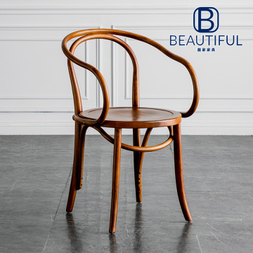 เก้าอี้อาร์มแชร์ไม้โค้ง Liangjia