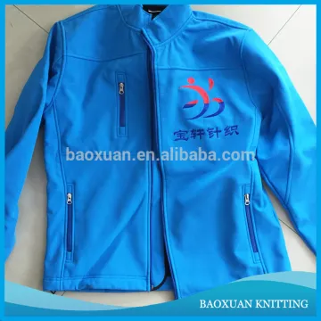 100% Polyester Mechanical Stretch Bonded Softshell jacket