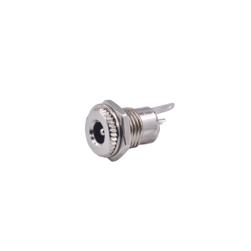 DC099 All Metal DC Power Socket 5.5-2.5MM Brass Panel Installation