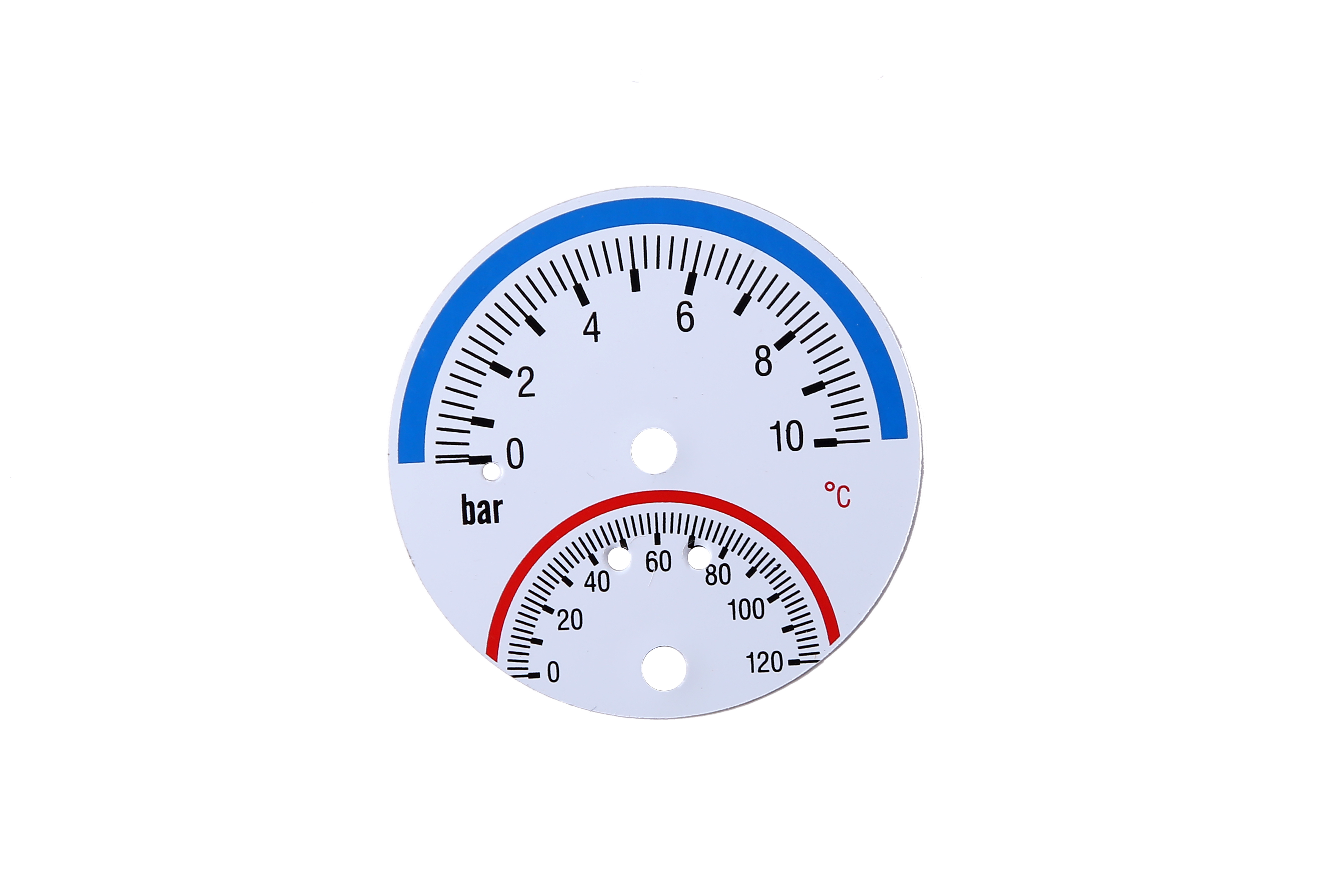 Indicatore di pressione del tipo inferiore in acciaio inossidabile di alta qualità da 63 mm 50 kg