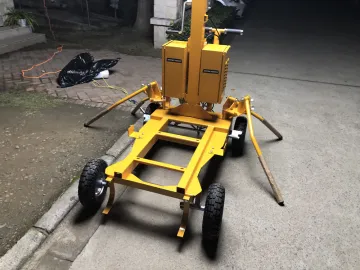 Manual Lifting Portable 4X1000W Metal Halide Light Towers